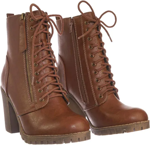 Vista 3 de Soda Malia - Botas de combate para mujer