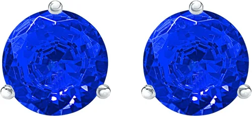 Vista 4 de Aretes de zafiro de peso total de 12-10 quilates, 3 puntas de rosca