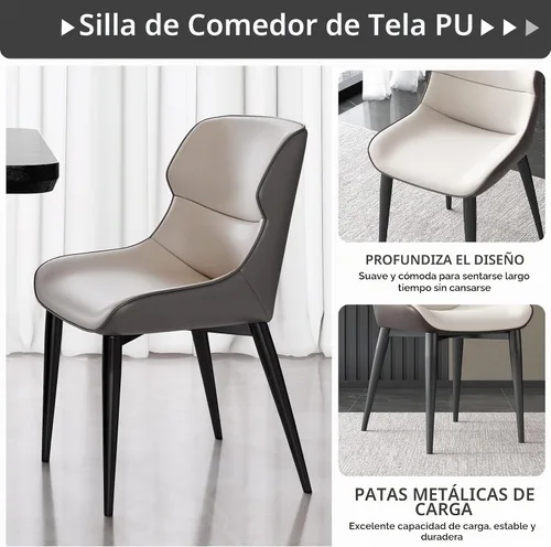 Vista 4 de Juego de mesa de comedor de 5 piezas para 4, mesa de 62.99