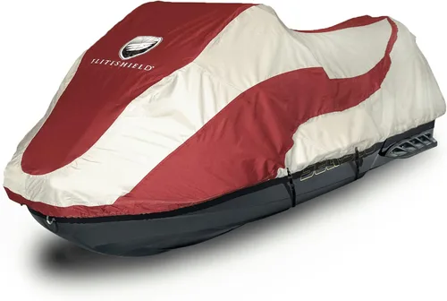Vista 14 de Jetpro Trailerable PWC Jetski Watercraft Jet - Funda para esquís de hasta 3 plazas, Negro/Gris