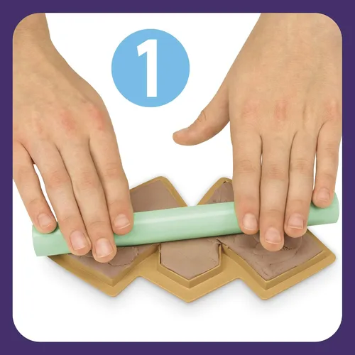 Vista 3 de Play-Doh Builder - Kit de construcción de juguete para helado para niños de 5 años en adelante con 8 latas de compuesto de modelado no tóxico, fácil