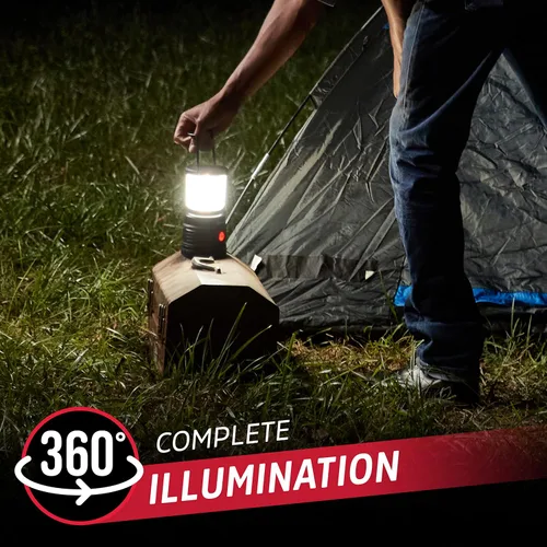 Vista 3 de ENERGIZER Linterna LED X1500 (paquete de 2), luces de tienda de campaña resistentes al agua IPX4, linternas superbrillantes alimentadas por batería