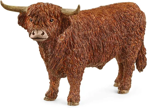 Vista 7 de Schleich Farm World - Figura de vaca Braunvieh - Juguete de animal de granja altamente detallado y duradero, juego divertido y educativo para niños