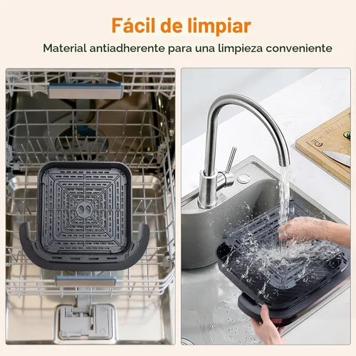 Vista 7 de Horno de pizza con freidora de aire de 4.5 cuartos para pizza