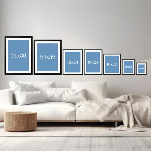Vista 4 de ART.COM Cree sus propias fotos enmarcadas personalizadas con sus fotos, cargue imágenes personales o arte, opciones de encuadre personalizadas, 8" x