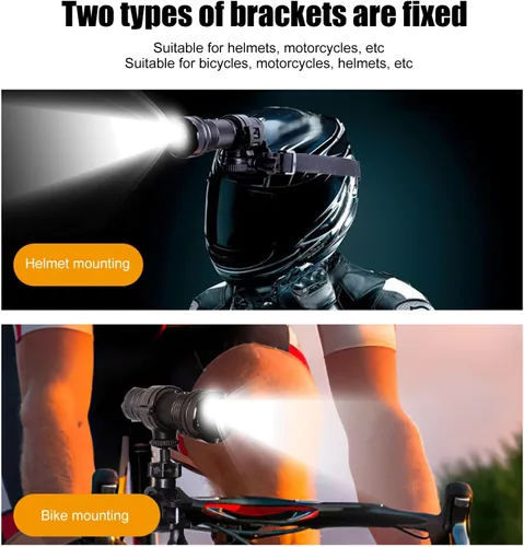 Vista 5 de Cámara de casco, 4K 120 grados gran angular 5 modos de iluminación USB 2.0, cámara de acción con linterna para deportes al aire libre