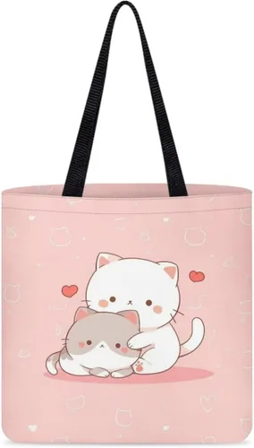 Vista 24 de Upetstory Bolsa de lona reutilizable para compras de comestibles