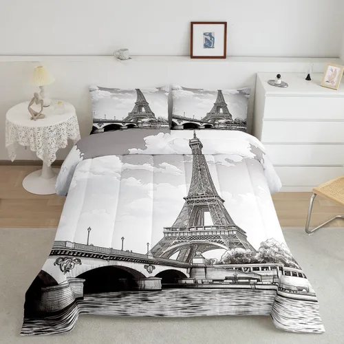 Vista 38 de Feelyou, juego de ropa de cama estilo vaquero tamaño individual para niños, juego de edredón occidental para niños y niñas, desierto del lejano