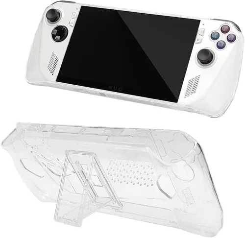 Vista 4 de ROG Ally Funda protectora compatible con ASUS Rog Ally 7 pulgadas 120Hz Gaming Handheld, FiiMan Ultra Clear Crystal Transparent Hard Shell Full Body