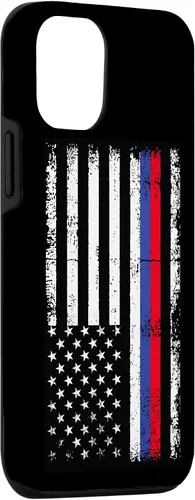 Vista 3 de iPhone 14 Rusia para rusos Russkaja Futbolka Unión Soviética caso