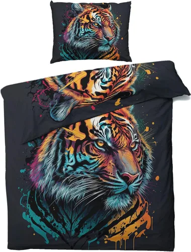 Vista 41 de Funda de edredón de águila calva tamaño individual Juego de ropa de cama de pájaros animales 2 piezas Funda de edredón