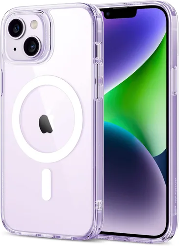 Vista 11 de ESR Funda para iPhone 14 Pro, compatible con MagSafe, protección de grado militar a prueba de golpes, resistente al amarillamiento, funda magnética