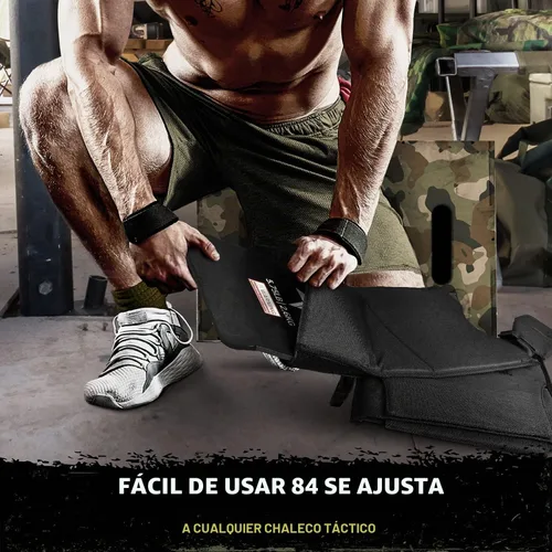 Vista 5 de Yes4All Weight Vest Plates for Running, Rucking & Strength Training Par de 6.06 lbs - Negro