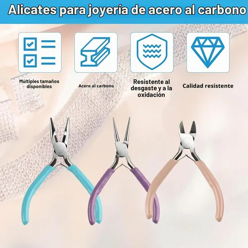 Vista 3 de 3 Pcs Jewelry Pliers Set, Jewelry Making Tools for Jewelry