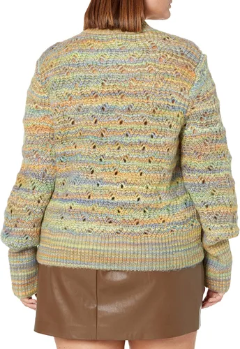 Vista 5 de The Drop Ryder Ombre - Suéter de cuello alto falso para mujer