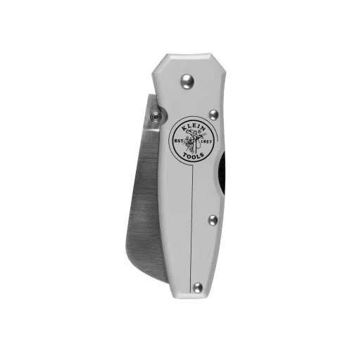 Vista 3 de Klein Tools 44007, cuchillo plegable ligero, mango de aluminio anodizado