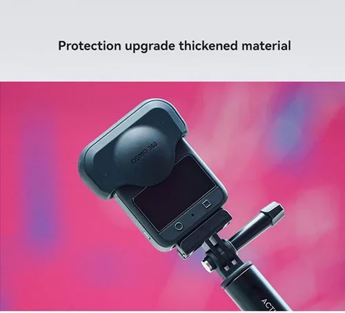 Vista 3 de Funda de silicona para DJI OSMO 360, funda protectora para lente de cámara, resistente a los arañazos, protector de lente anticaída, compatible