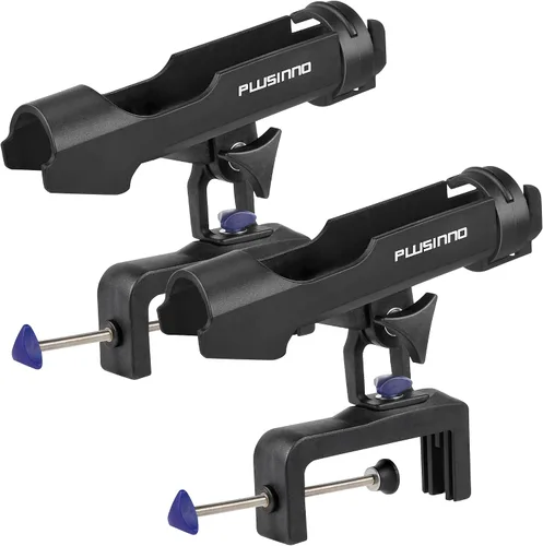 Vista 9 de PLUSINNO Soporte para Cañas de Pesca para Barco Abrazadera de Apertura Grande Ajustable 360 Grados Soportes para Cañas de Pescar Soporte Plegable