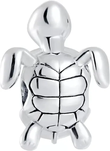 Vista 2 de KunBead Abalorio de tortuga marina para mujeres y niñas, compatible con pulseras Pandora
