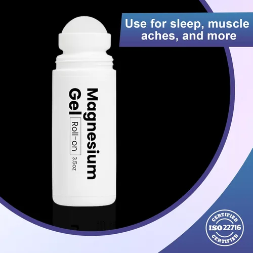 Vista 7 de Magnesio Roll-On 3oz Zechstein Magnesio + Arginina Alivio muscular y articular para espalda, cuello, piernas y pies Mejora el ciclo del sueño