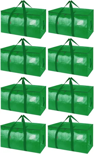 Vista 59 de BALEINE Paquete de 2 bolsas de mudanza de gran tamaño con asas reforzadas, bolsa de almacenamiento resistente para ropa, suministros de mudanza
