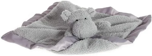 Vista 4 de Apricot Lamb Animales de peluche Hipopótamo Manta de Seguridad Infantil Guardería Carácter Manta de lujo Snuggler Plush Baby Lovey (Hippo)