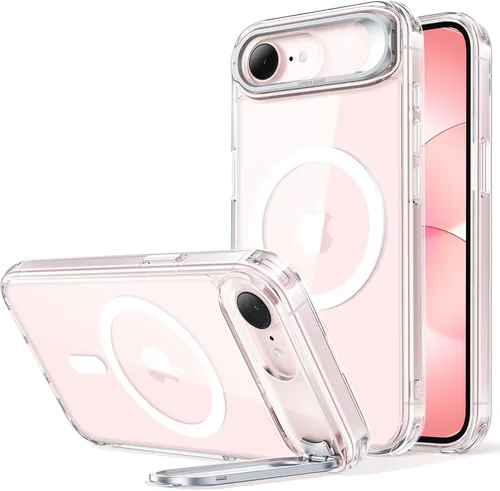 Vista 31 de ESR Funda para iPhone Air con soporte de almacenamiento, compatible con MagSafe, protección contra caídas de grado militar, funda magnética