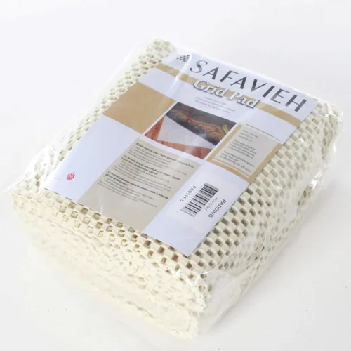 Vista 2 de Safavieh Padding Collection - Alfombra cuadrada blanca, 6 pies cuadrados (6 pies cuadrados)