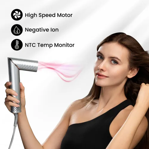 Vista 12 de GLAMUP Rizador de aire flexible 5 en 1 – Secador avanzado de alta velocidad, estilizador mágico con agarre apretado, herramienta de viaje de secado