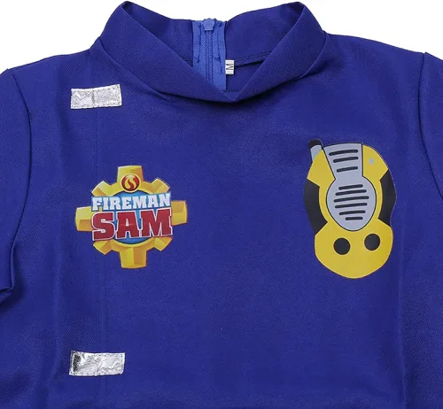 Vista 3 de Disfraz de bombero para niños Bombero Sam Cosplay vestido de Halloween