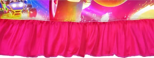Vista 4 de Disfraz de princesa melocotón para niñas, vestidos de dibujos animados para niños, manga con volantes, traje de verano, regalo de fiesta