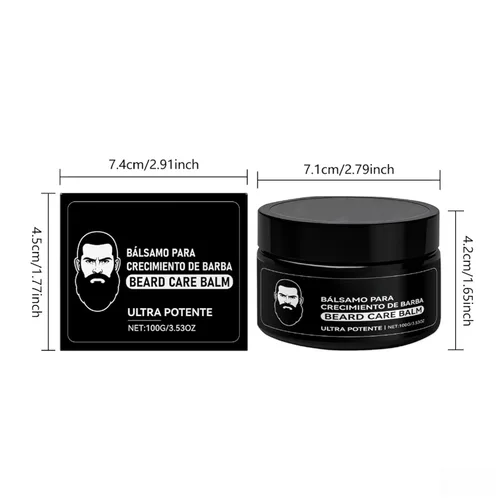Vista 8 de Estimulante para Barba, Apolo Cosmetics Para Barba, Ultra Potente Bálsamo de Crecimiento, New De Barba, Estimulante Barba Hidrata y Fortalece