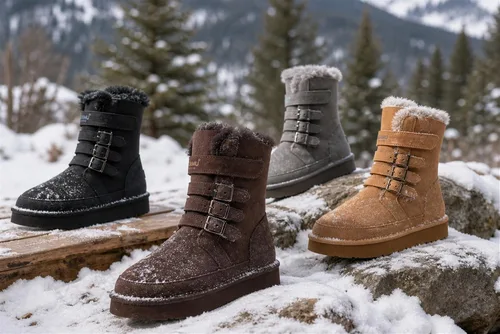 Vista 6 de Aumu - Botas de nieve de invierno para mujer Beige