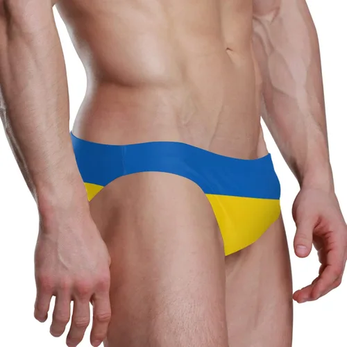 Vista 3 de Beach with Starfish - Traje de baño sexy para hombre con cordón ajustable