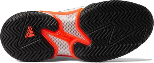 Vista 3 de adidas Barricade 12 - Tenis de raquetball para hombre, Nube BlancoCore BlackSolar Red