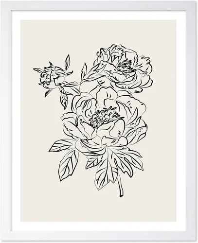 Vista 61 de Poster Master Póster Plumeria - Impresión de flores retro, arte floral, arte de flores tropicales, arte de línea - Arte de boceto - Arte abstracto