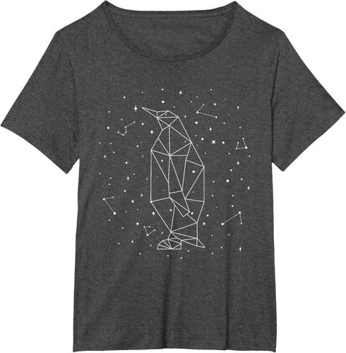 Vista 30 de Sternbild Penguin Constellation Emperor Sea Bird Penguin Camiseta Negro