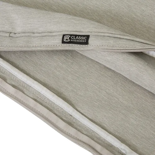 Vista 9 de Classic Accessories Montlake - Cojín redondo de espuma con funda extraíble, Gris Heather