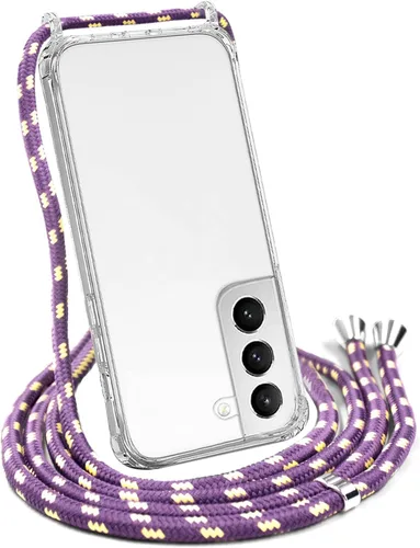Vista 16 de Funda transparente compatible con Samsung Galaxy S22 Ultra con correa ajustable para el cuello, funda cruzada para Galaxy S22 Ultra, TPU