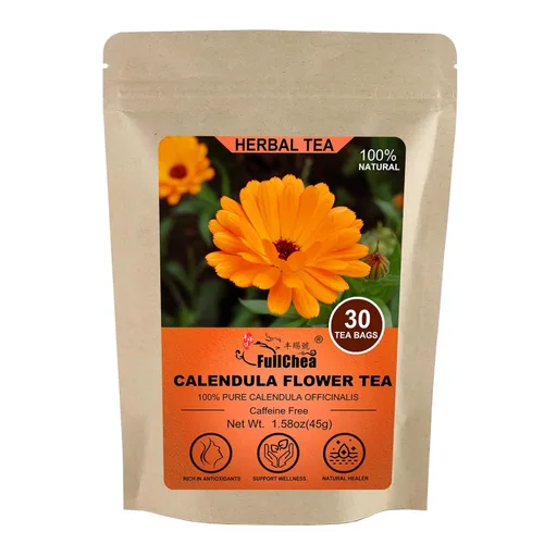 Vista 20 de FullChea - Té floreciente, 12 variedades únicas - Té floral en 12 deliciosos sabores frutales - Regalo para amantes del té, Navidad, aniversario