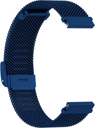 Vista 6 de FitTurn Correa delgada compatible con Cubitt CT2/CT2S SmartWatch, correa de reloj ajustable de malla de acero inoxidable, correa de repuesto