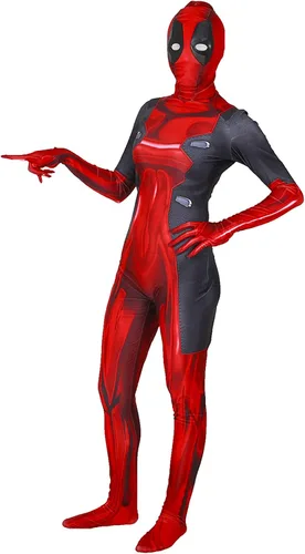Vista 4 de Disfraz de cosplay unisex Zentai para adultos y mujeres