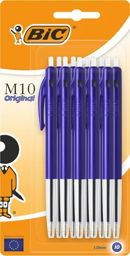 Vista 7 de BIC M10 - Bolígrafos Clic medianos (100 unidades), color negro