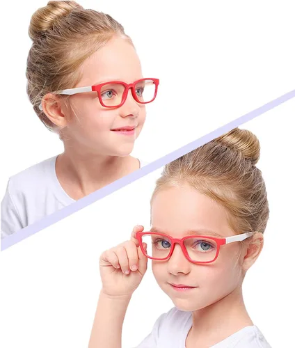 Vista 7 de Paquete de 2 gafas con bloqueo de luz azul para niños, antifatiga visual y protección UV, gafas para computadora, videojuegos, TV, teléfono