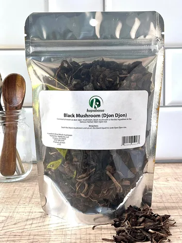 Vista 4 de KOPABANA Haitian Mushroom DJON-DJON para cocinar arroz 2 onzas (paquete de 2)