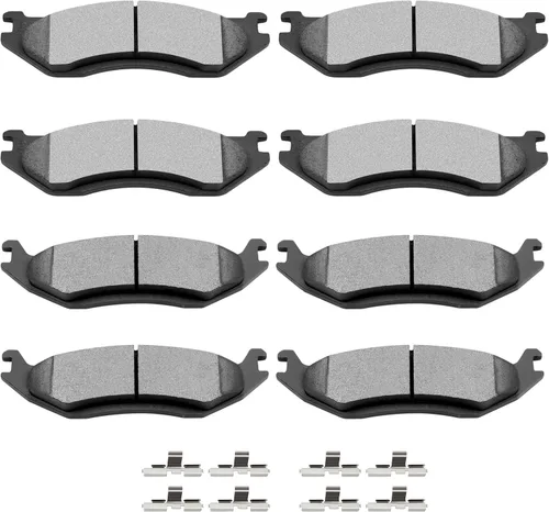 Vista 12 de SCITOO Kits de pastillas de freno de cerámica D465 D374 Reemplazo delantero y trasero para Acura CL 1997-1999, para Honda Civic 2002-2003 200-2011