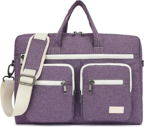 Vista 24 de DACHEE Bolso de hombro para laptop Macbook Pro de 15 pulgadas/15.6 pulgadas