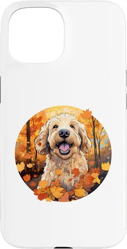 Vista 6 de Goldendoodle Autumn Funny Dog Fall Case for iPhone 17