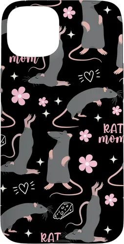 Vista 9 de Funda para iPhone 13 Pro Max Rat Mom Cute Rat Owner Keeper Pet Lover