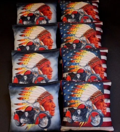 Vista 22 de BackYardGamesUSA Lobster and Crabs Nautical Set of 8 Regulation Cornhole Game Toss Bags